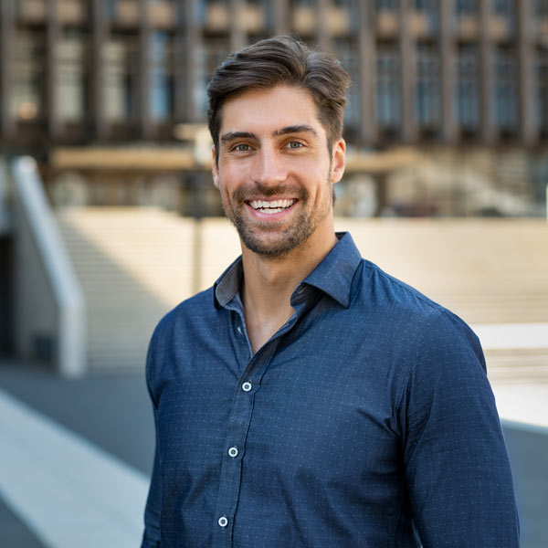 smiling young man