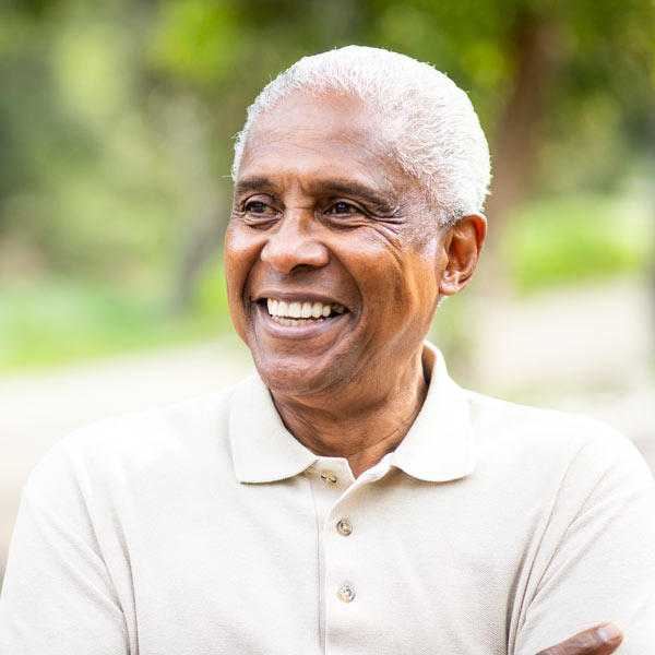 smiling senior man