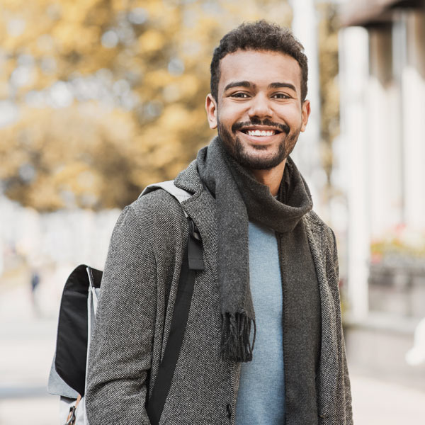 smiling young man